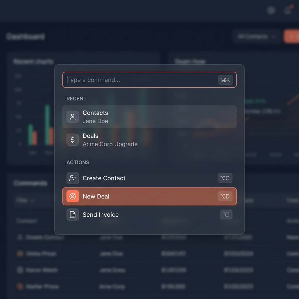 Tenet Work Command Palette