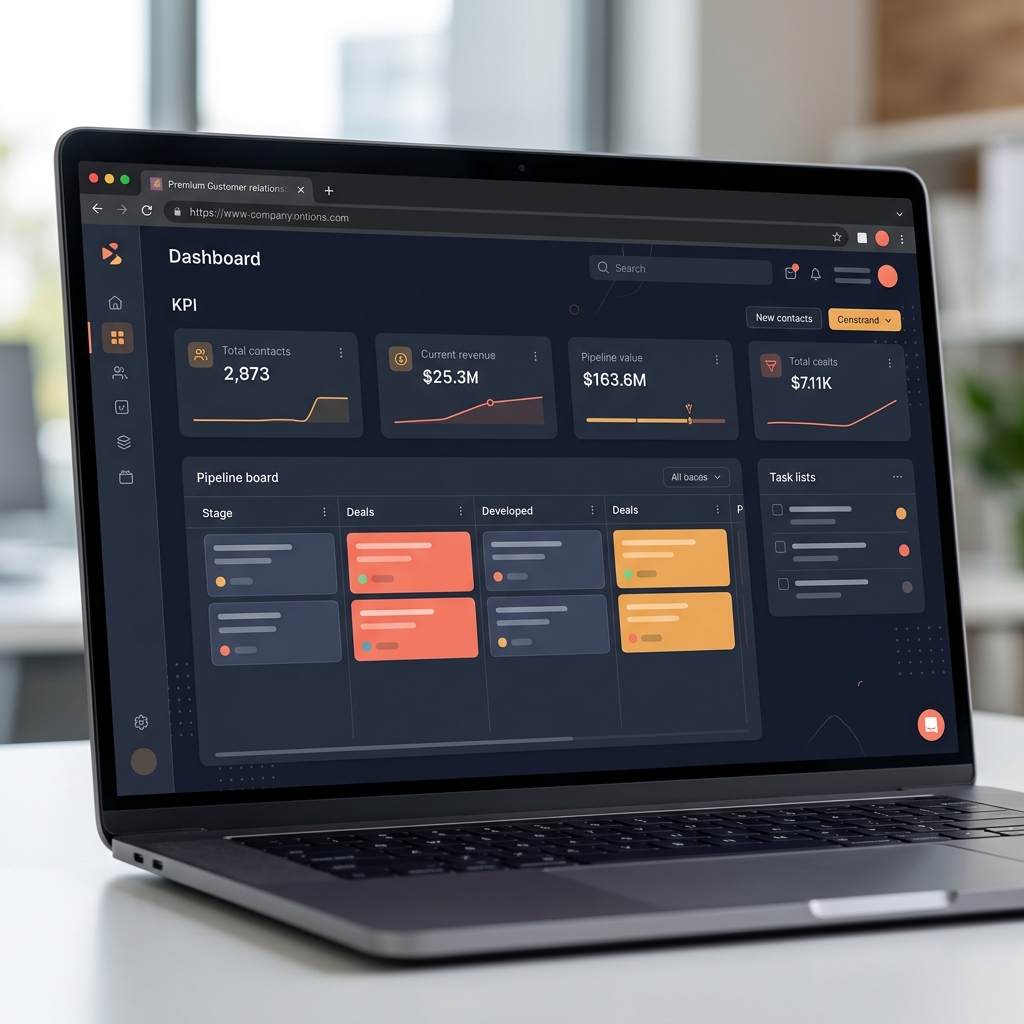 Tenet Work CRM Dashboard